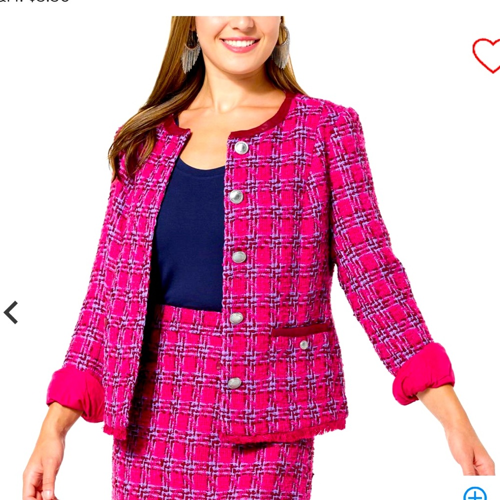 G by Giuliana Black Label Timeless Tweed Jacket - 835-855 XL